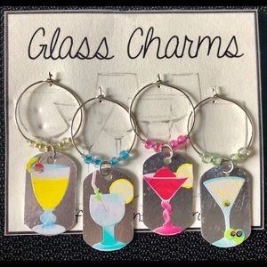 Cocktail Wine Glass Charms